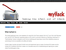 Tablet Screenshot of myhack.sojugarden.com